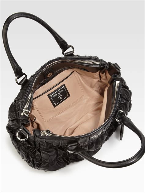 prada nappa gaufre shopping tote|PRADA Nappa Gaufre Tote Black 1481622 .